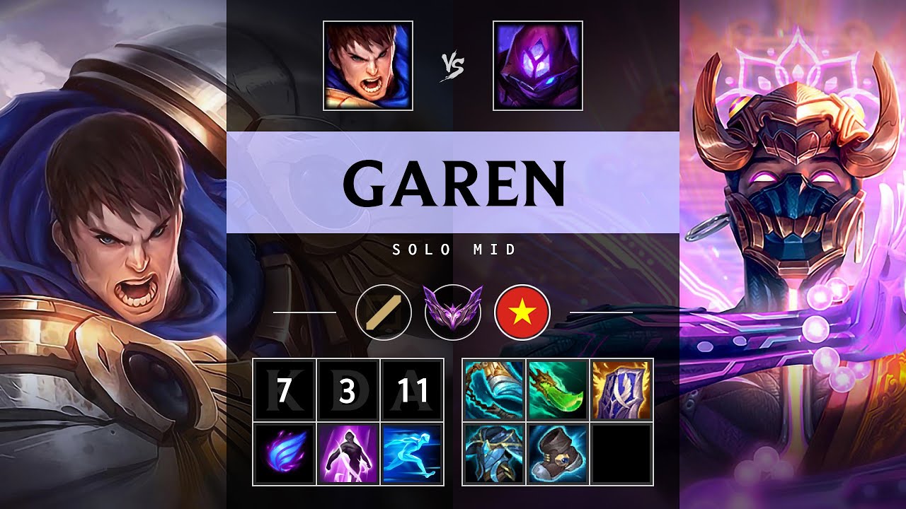 Garen Mid vs Malzahar - VN Master Patch 25.16