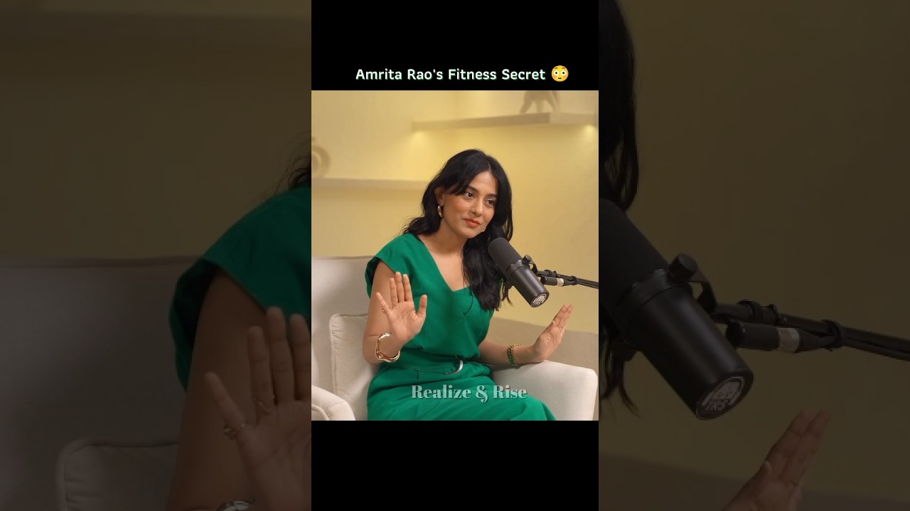 Amrita Rao's Fitness Secret #shorts #youtubeshorts #podcast #fitness #bollywood #vivah