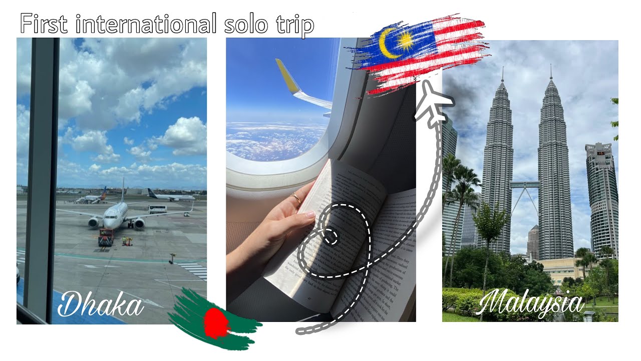  My 1st solo international trip✈️ ||Dhaka 🇧🇩to Kuala lumpur🇲🇾|| 