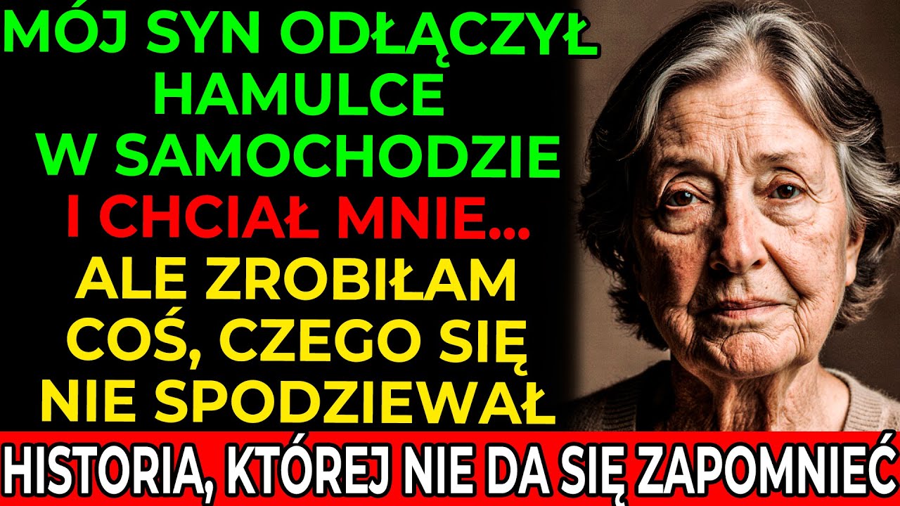 Syn powiedział: „Weź kluczyki do auta i jedź do szpitala”, ale wiedziałam, że coś knuje...
