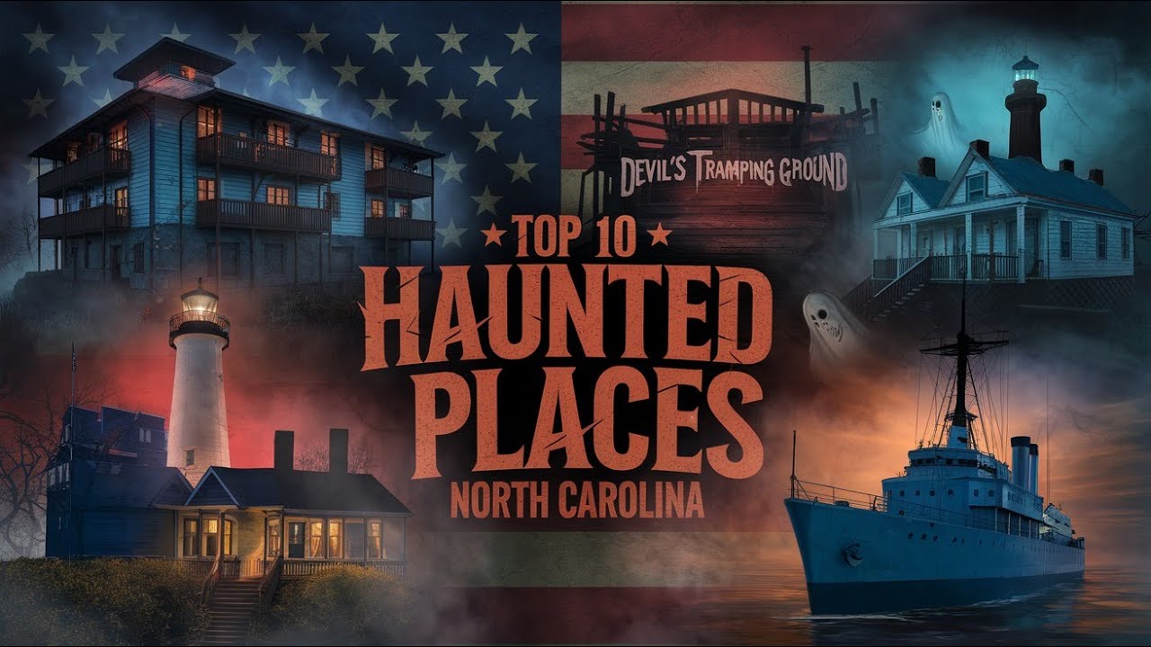 Top 10 Most Haunted Places in North Carolina | Terrifying Ghost Stories & Paranormal Encounters