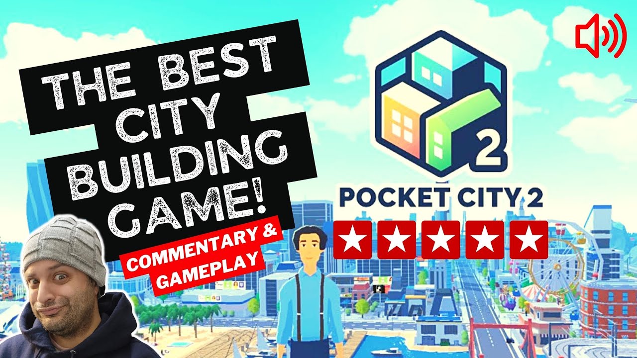 POCKET CITY 2 - How to Design Your First City and Earn Revenue Level 1 to 9 Gameplay & Commentary