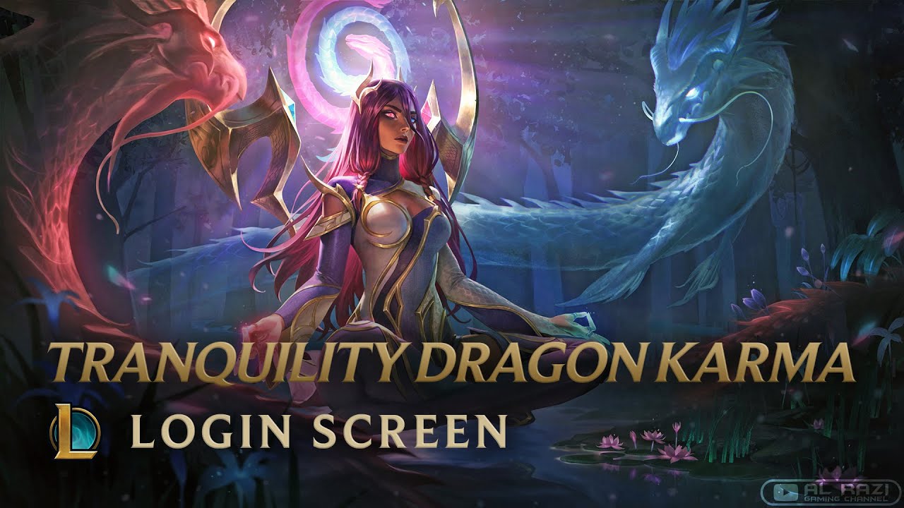 Tranquility Dragon Karma | Dragonmancer Theme | Login Screen | Animated 4K 60fps - League of Legends