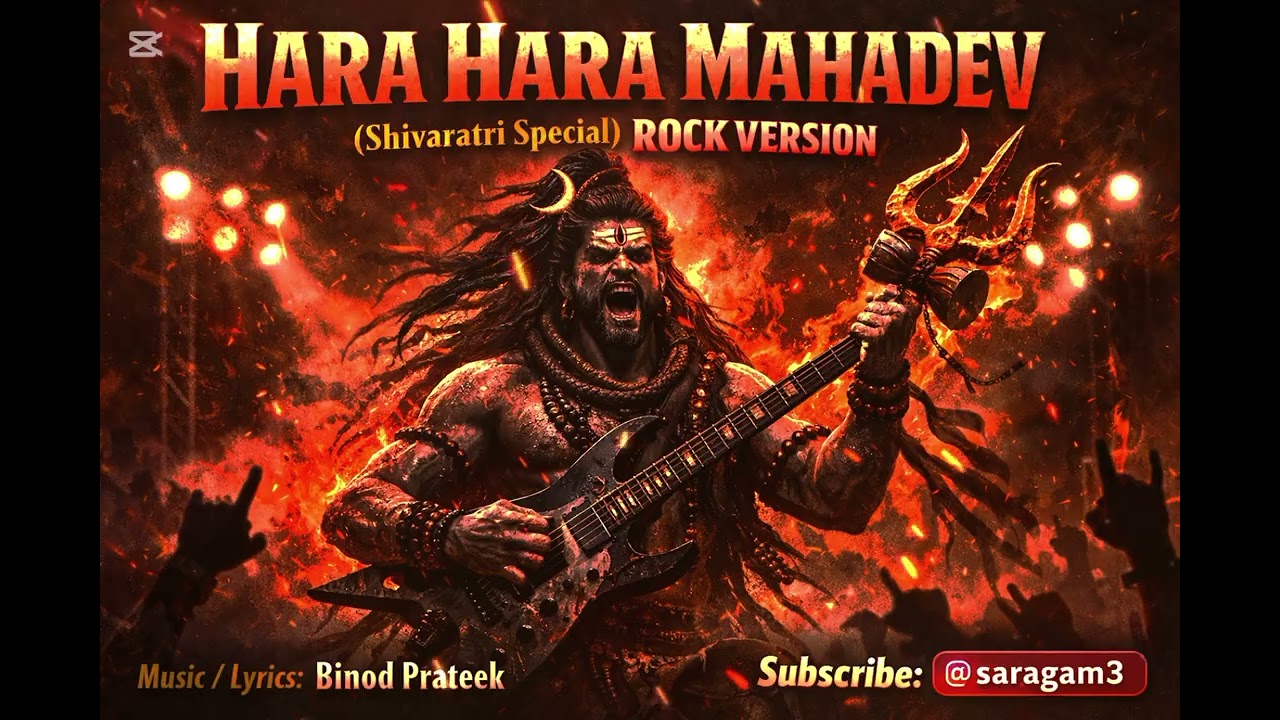 Hara Hara Mahadev 🔱 | Shivaratri Special Rock Version | Powerful Shiva Tandava Rock Song