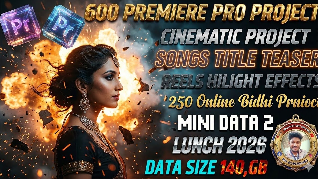 140 GB Data ADOBE PREMIERE PRO DATA 