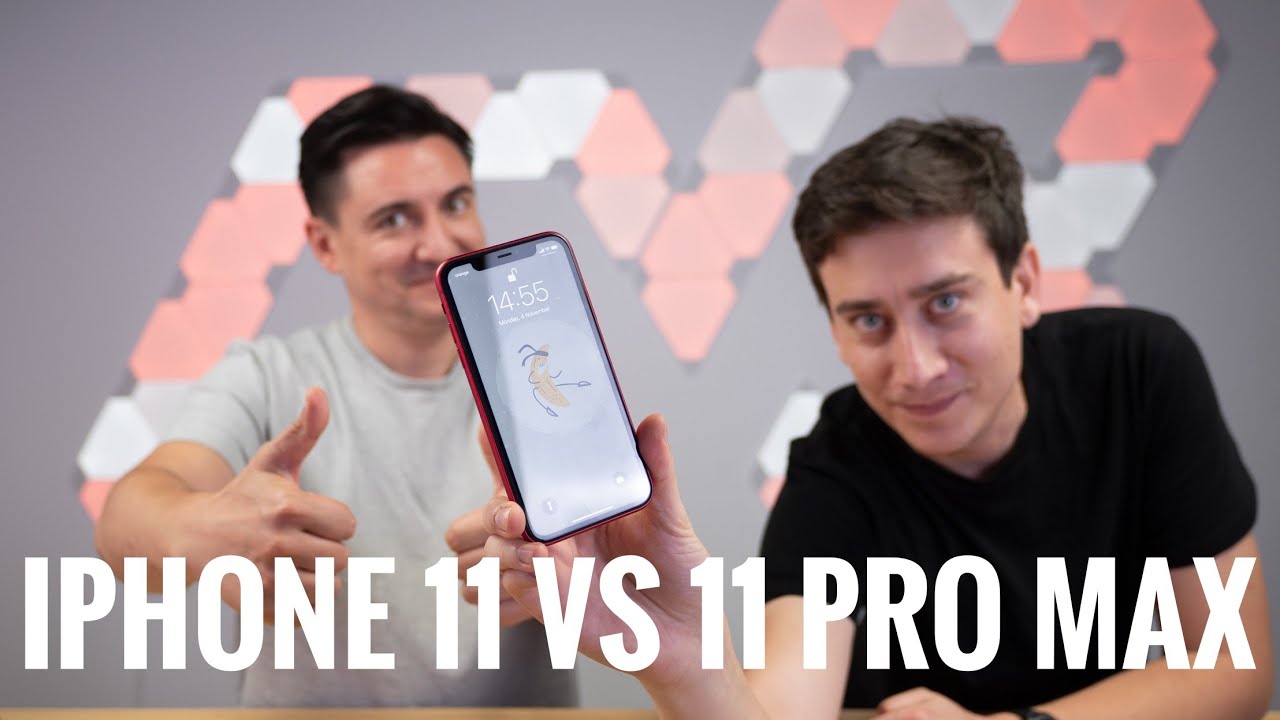 iPhone 11 vs iPhone 11 Pro Max - GEORGE vs MARIAN