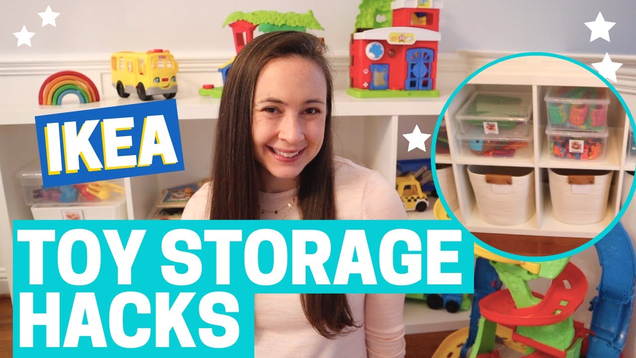 TOY STORAGE HACKS!! IKEA Storage Ideas to Help Kids Play Better!