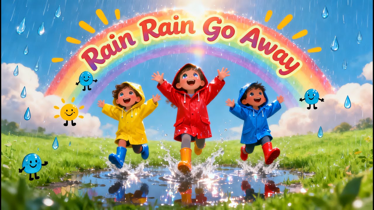 RAIN RAIN GO AWAY CHILDREN NURSERY RHYME
