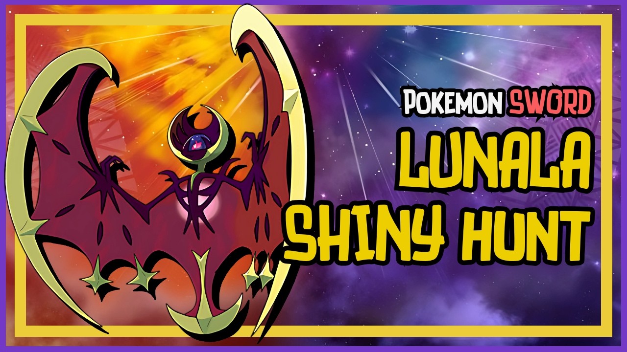 🔴HUNTING SHINY LUNALA | Live Stream | Pokémon Sword! #shorts