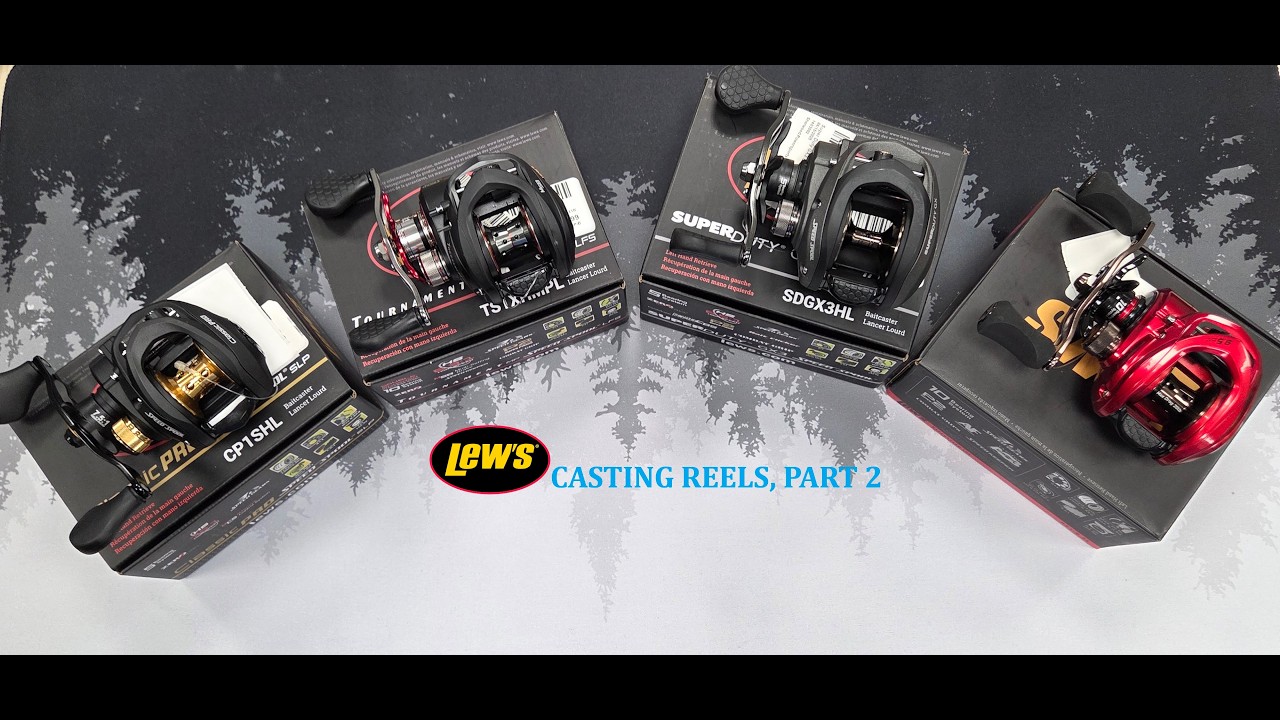 Exploring different casting reels, part 2