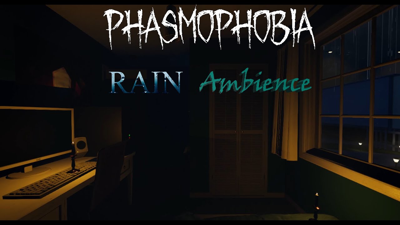 🎧Phasmophobia Ambience🎧 | Heavy Thunderstorm w/ Clock | Tanglewood Street House