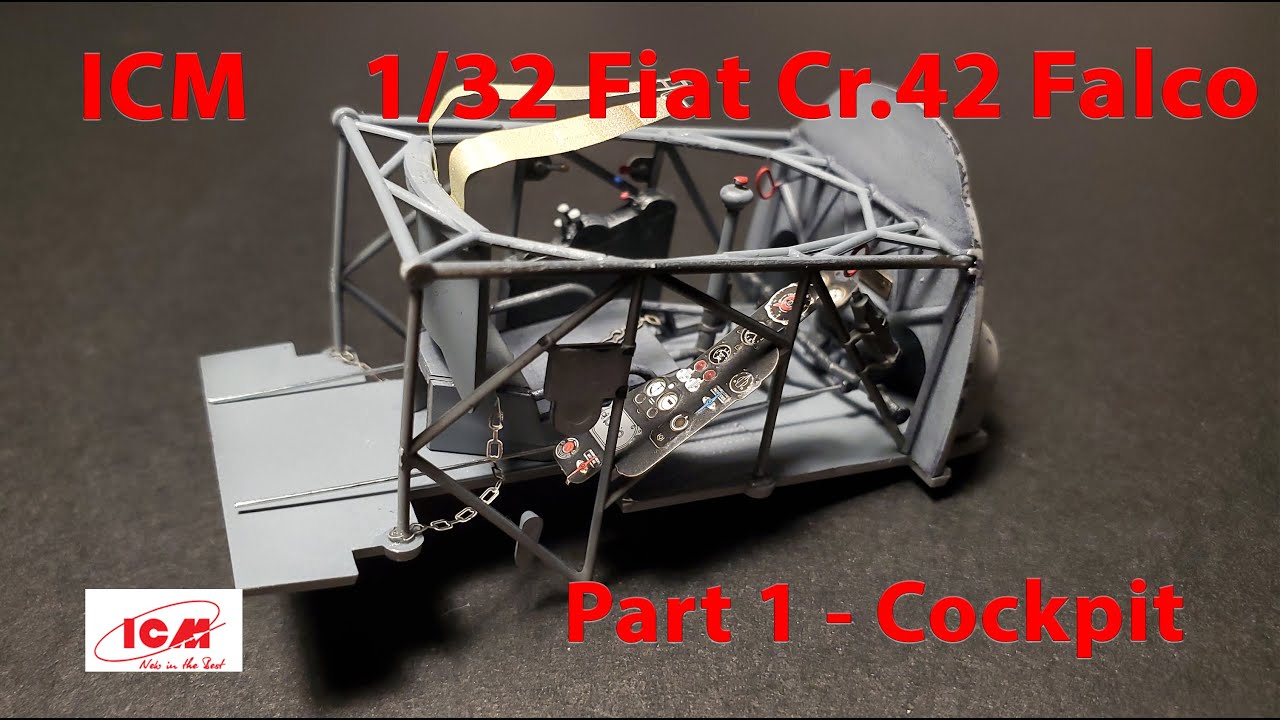 ICM 1/32 Fiat CR.42 Falco, часть 1 — кабина