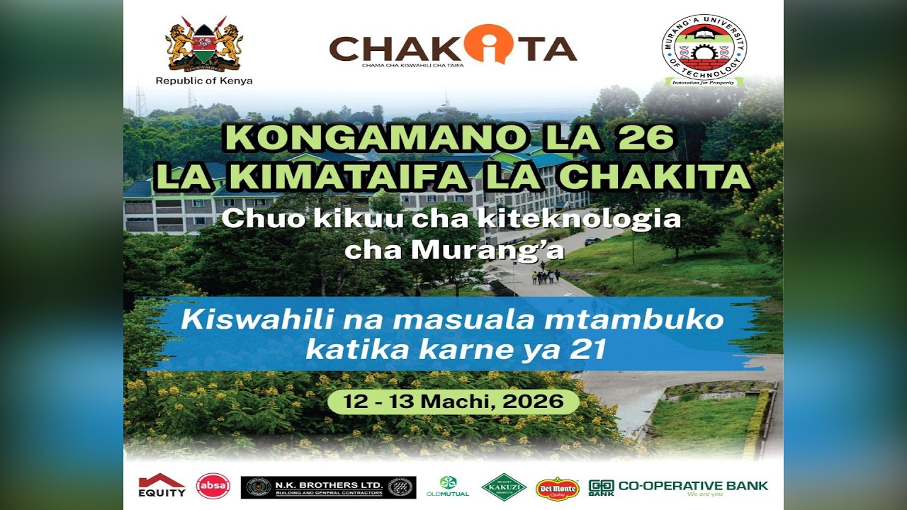 KONGAMANO LA 26  LA  KIMATAIFA LA CHAKITA