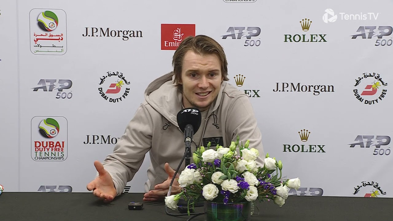 Alexander Bublik - Semifinals Press Conference - 2024 Dubai Duty Free Tennis Championships