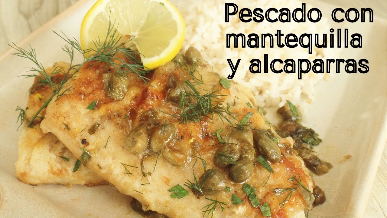 Pescado en Salsa de Alcaparras, Mantequilla y Limón 🐟🍋