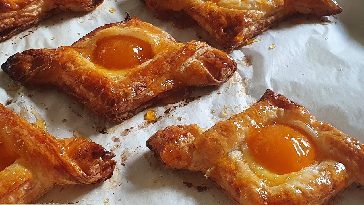 كاسترد داينش custard danish الذ واروع حلو بل كاسترد ممكن تحضروه
