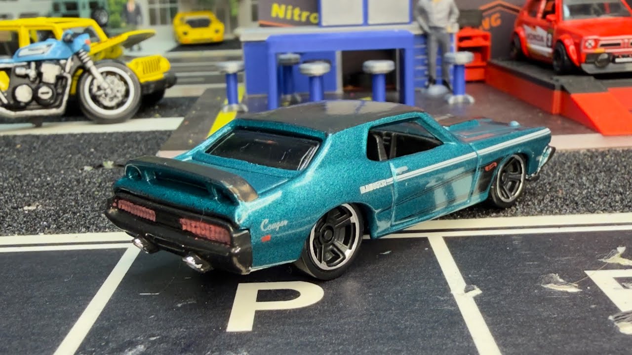 1969 Mercury Cougar Eliminator Custom Build | Vintage Muscle Reimagined #diecastcustom #scalemodel