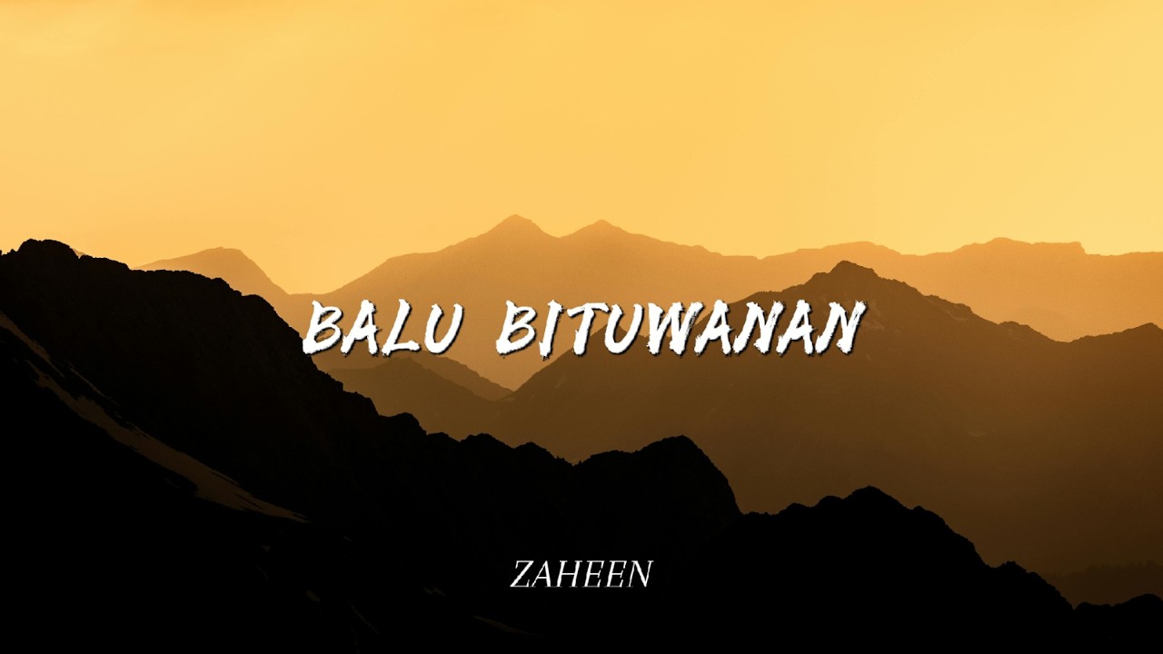 ZAHEEN - BALU BITUWANAN (COVER)