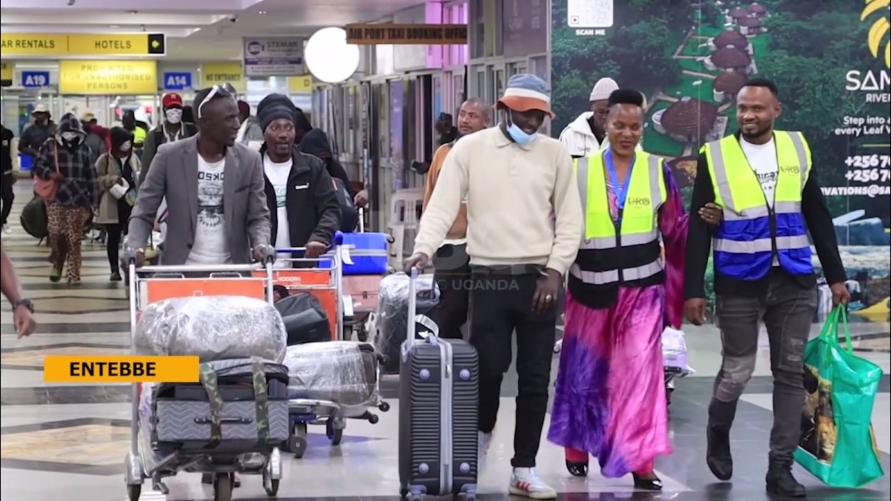 Over 200 Ugandans Return from South Africa in Government Evacuation Exercise
