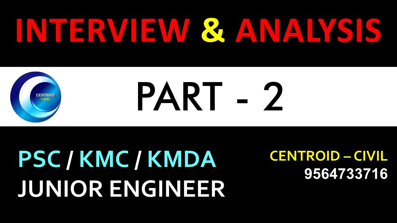 WBPSC JE Interview & Analysis (Part -2) || KMC/KMDA || How to Crack Interview