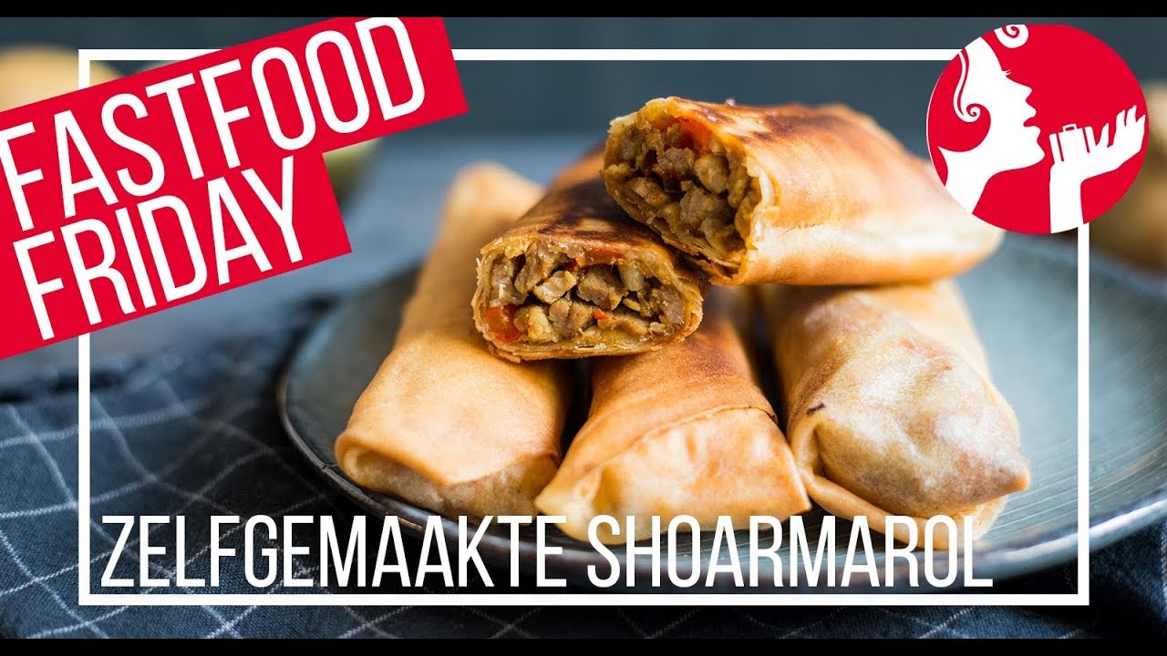 FASTFOOD FRIDAY: Zelfgemaakte shoarmarol | OhMyFoodness