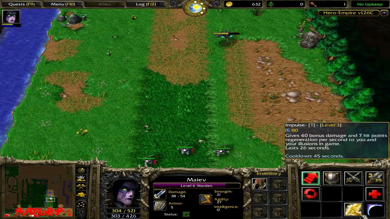 Warcraft III - Hero of the Empire v1.26c - Maiev (Solo)