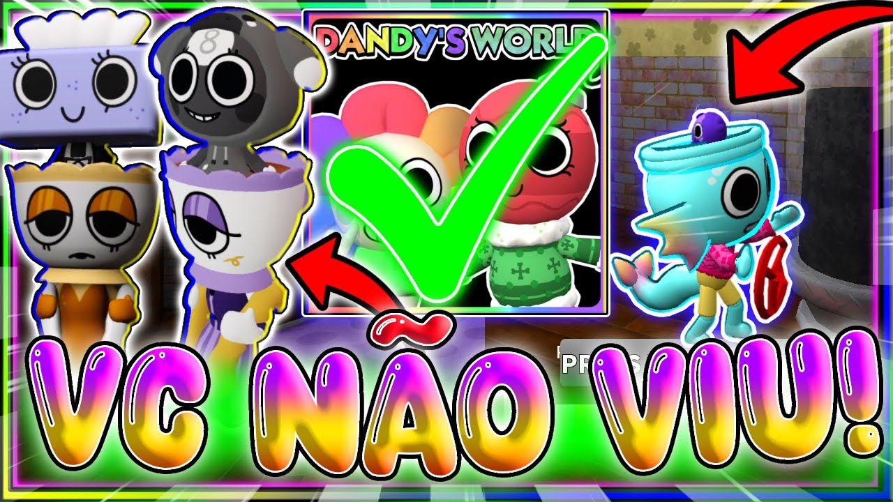 😲ATUALIZOU❗🤯BUGS ENGRAÇADOS😂LINDAS SKINS e MUITAS NOVIDADES nessa ATUALIZAÇÃO ❗💥DANDYS WORLD ✅