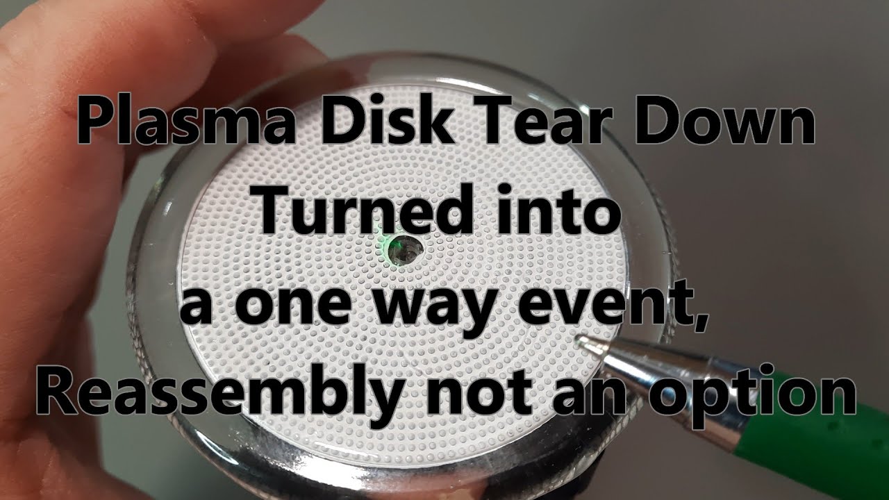 Plasma Disk Teardown with Schematic