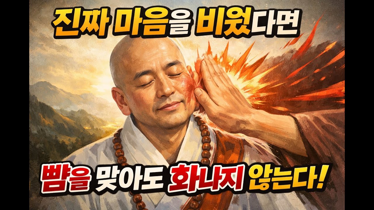 진짜 마음을 비웠다면, 뺨을 맞아도 화나지 않는다