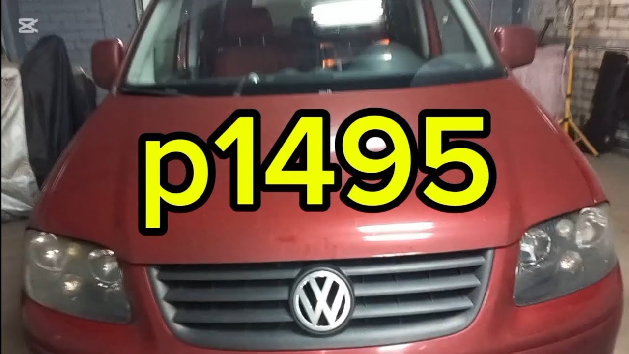 VW Caddy 2007,diesel. EGR cooler switch. ...P1495.