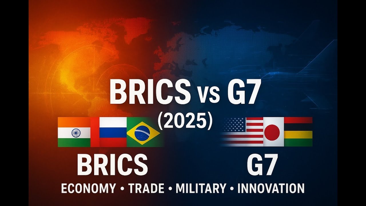 BRICS vs G7 (2025) | Economy, Military, Trade & Innovation Compared | Global Power Shift Explained