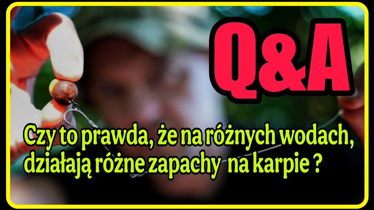 QA #28 - Czy to prawda, że na różnych wodach, działają różne zapachy  na karpie ?