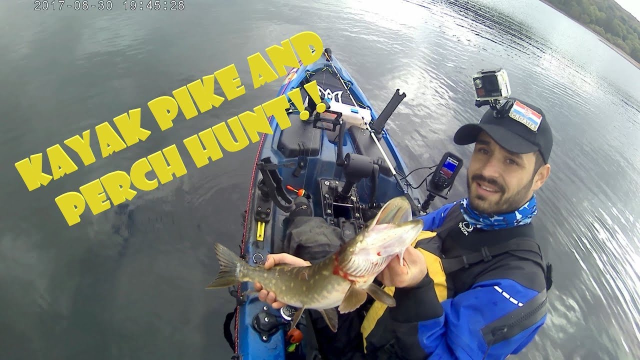 Kayak fishing for Pike and big Perch on Lough Allua
