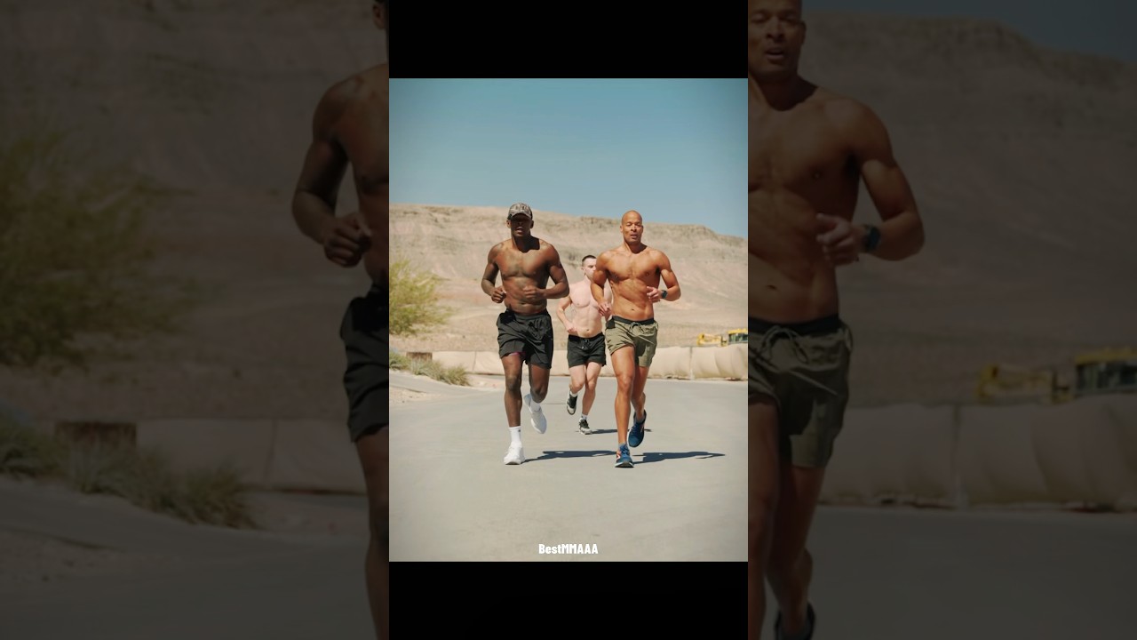 Israel Adesanya 🥵trains with David Goggins🫡