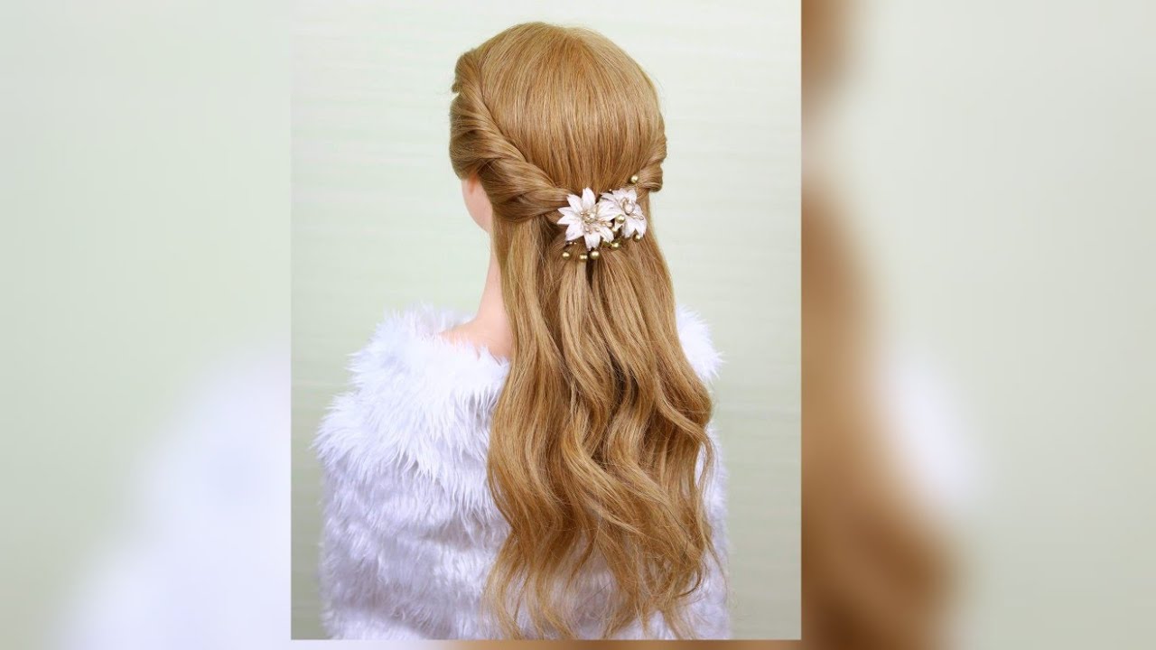 Easy Party Hairstyle/Hair Style Girl/ทรงผมออกงาน