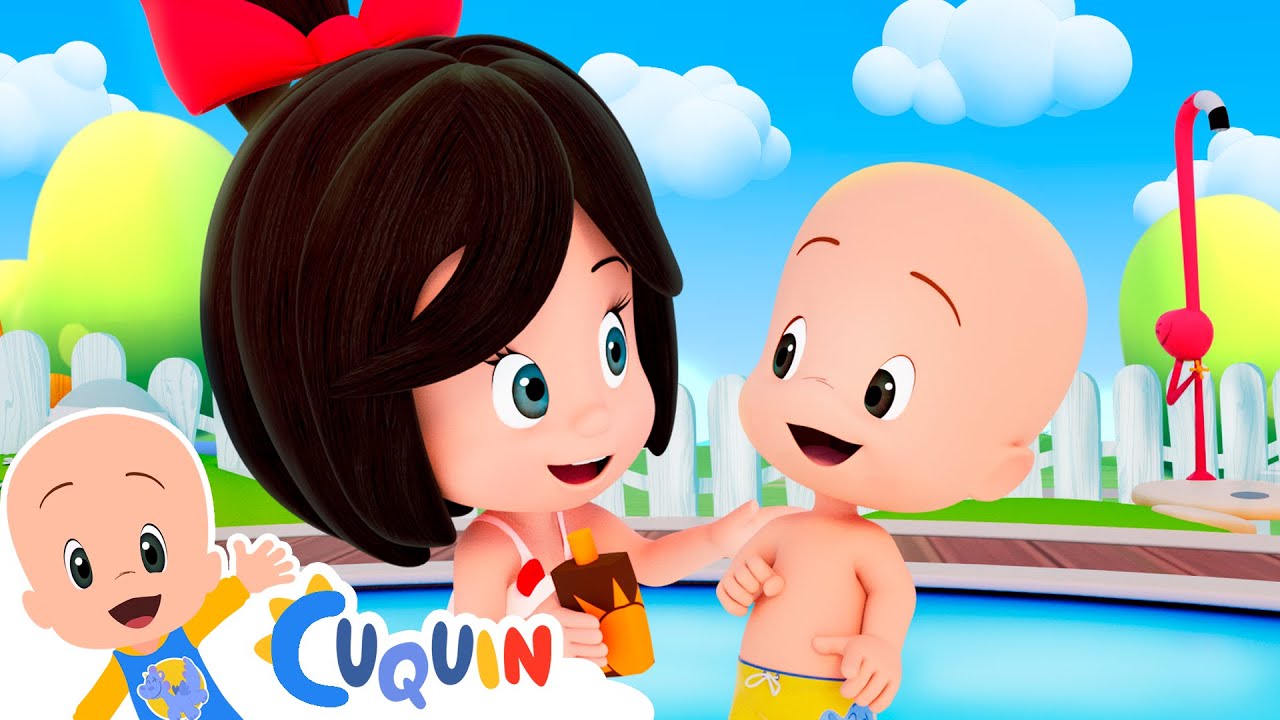 Swimming Pool Safety Song | Cleo & Cuquin episodes and nursery rhymes