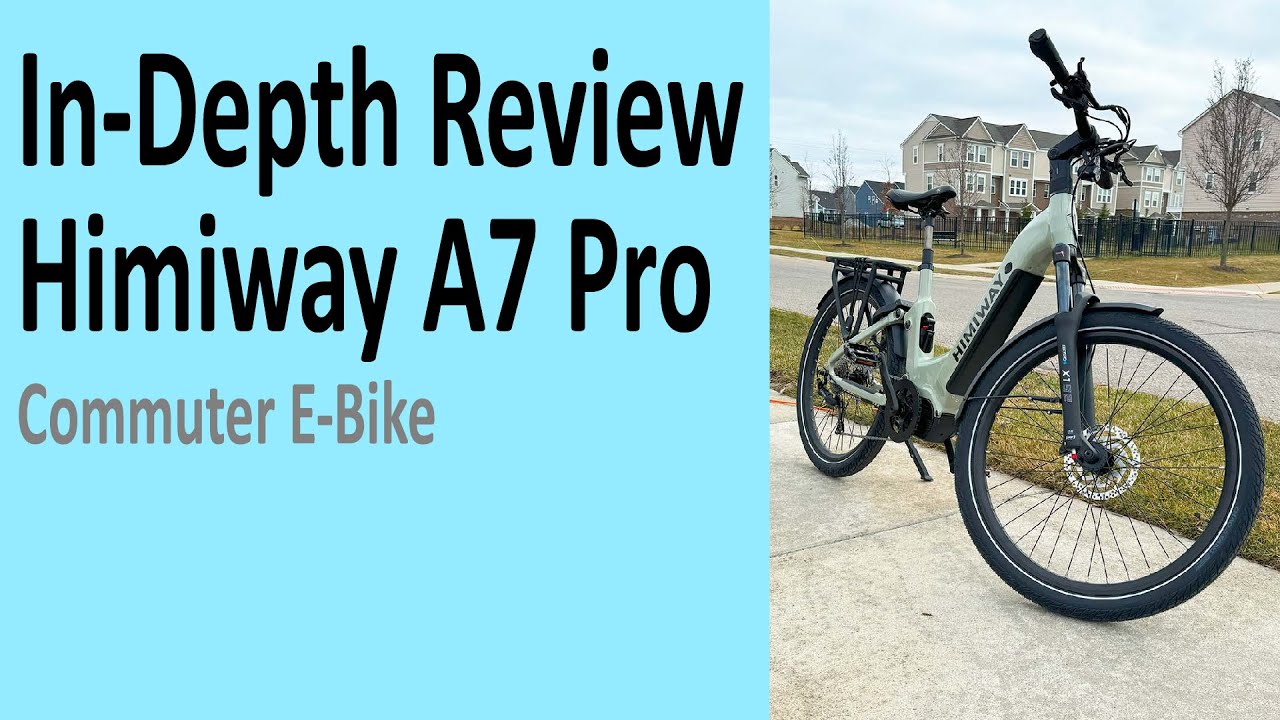 Himiway A7 Pro Review - Super Cushy Mid-Drive Commuter Ebike with Tons of Features
