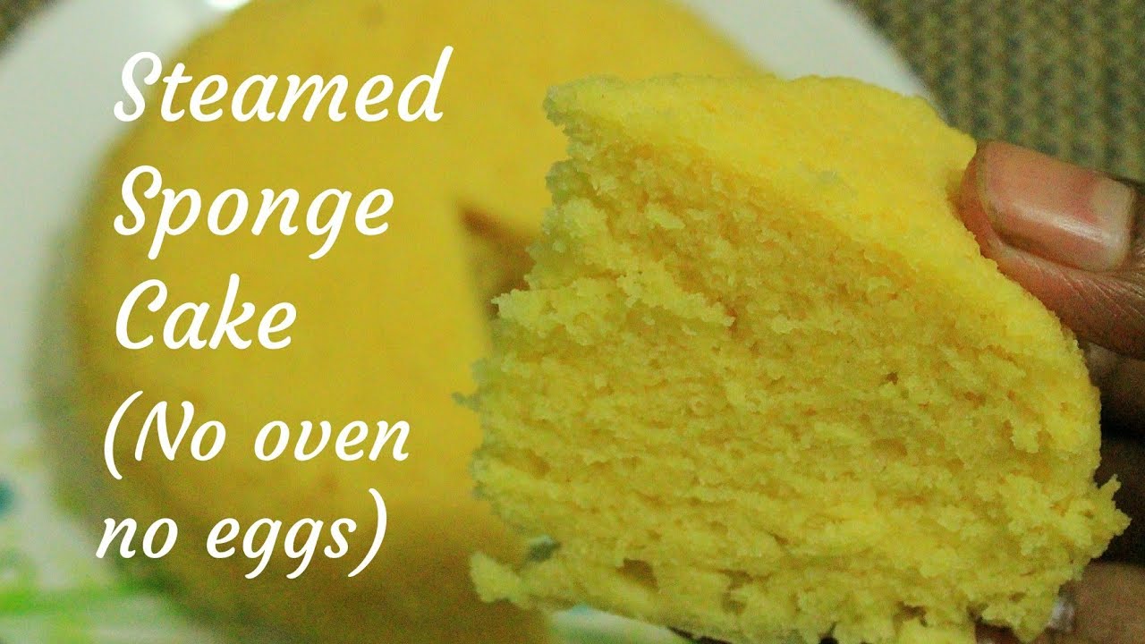 Steamed cake recipe - Eggless cake recipe - Steamed eggless cake - No oven cake recipe