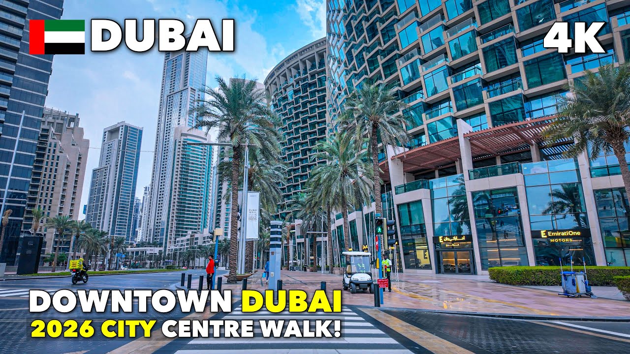 🇦🇪 This is Downtown Dubai 2026 — Burj Khalifa City Centre Walk