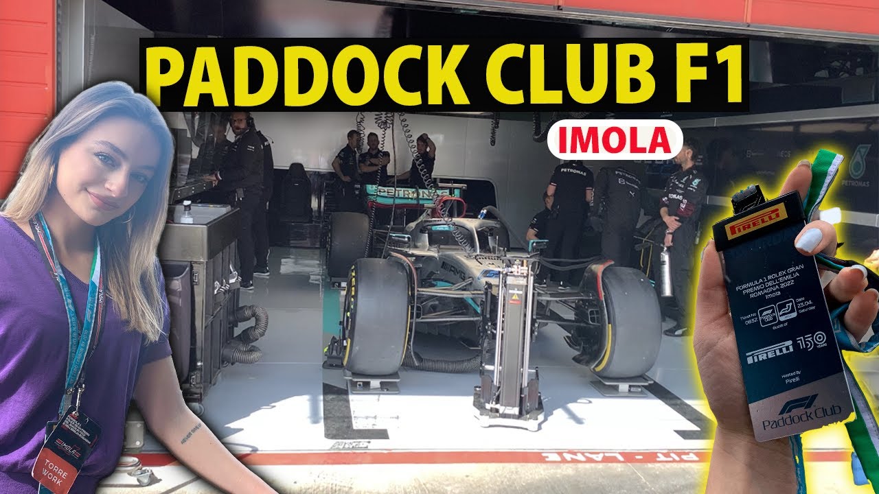 NEL PADDOCK CLUB DI F1 con PIRELLI: GP a IMOLA 2022