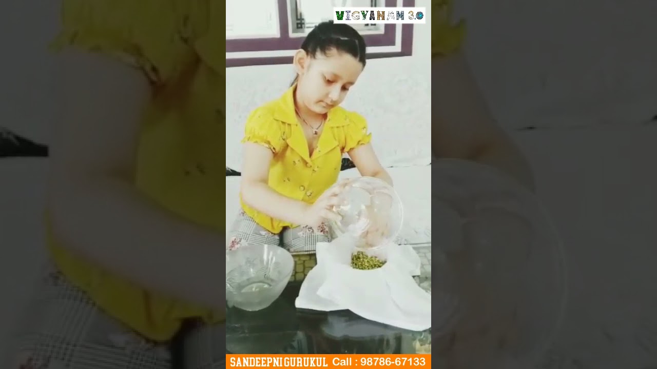 Sandeepni Gurukul : VIGYANAM 3.0 | Learn Sprouting With Gurukulite Ojaswi