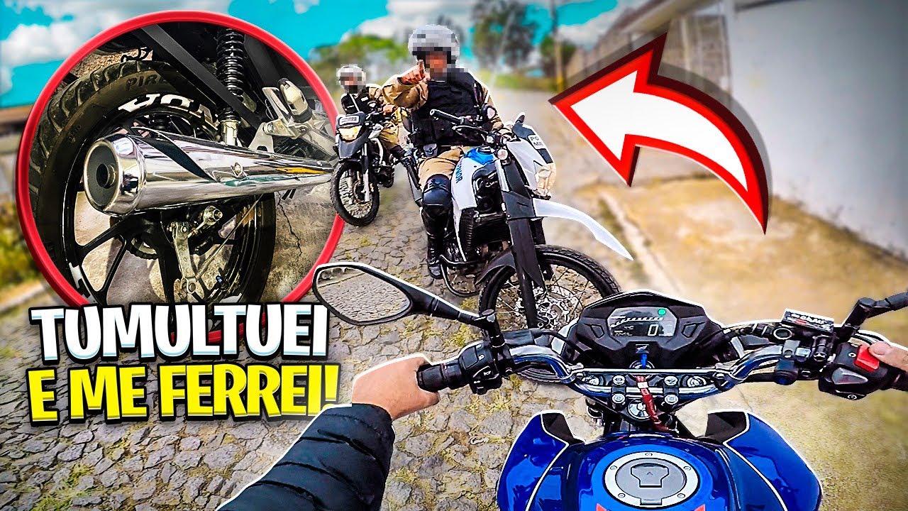 VOANDO DE TITAN 160 COM TORBAL 2x1! POLÍCIA ME PEGOU CORTANDO DE GIRO! *Torbal Berrando* 🚓😭