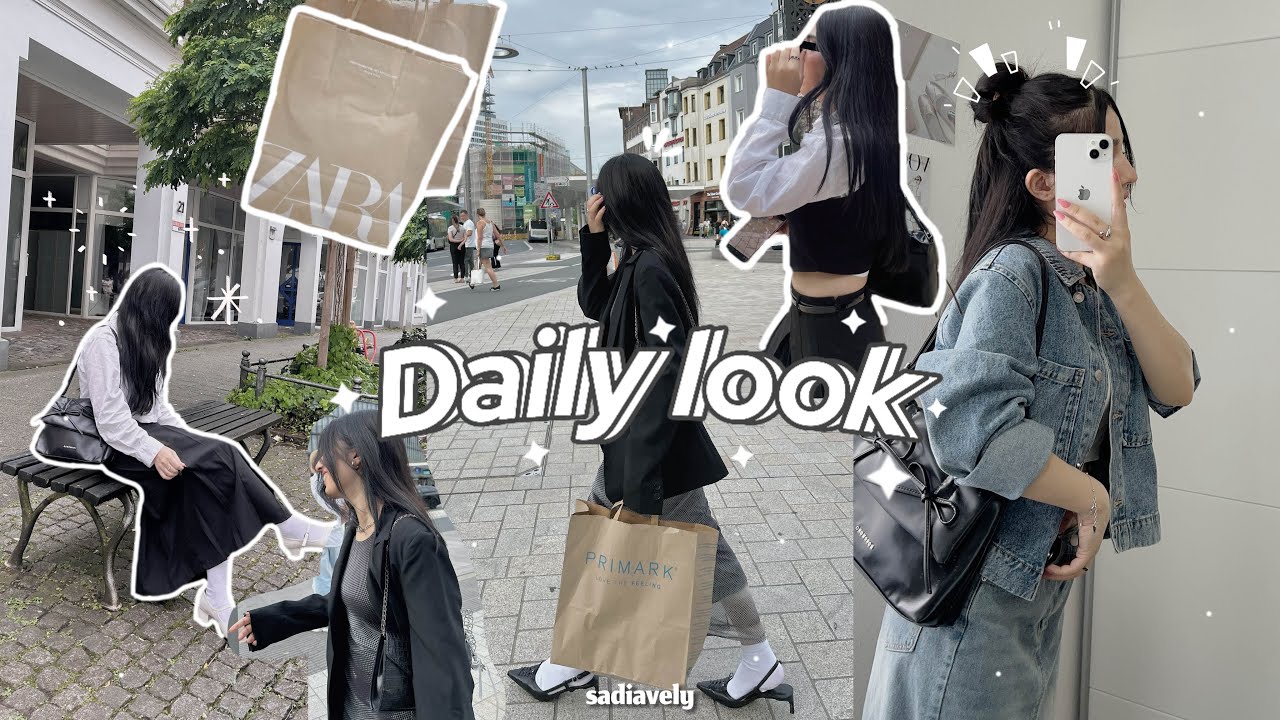 ᡣ𐭩 𝙤𝙤𝙩𝙙 𝙫𝙡𝙤𝙜/ what I wear in a week, simple outfits, long skirts, foods coffee, cute 𐙚˙⋆. ᡣ𐭩