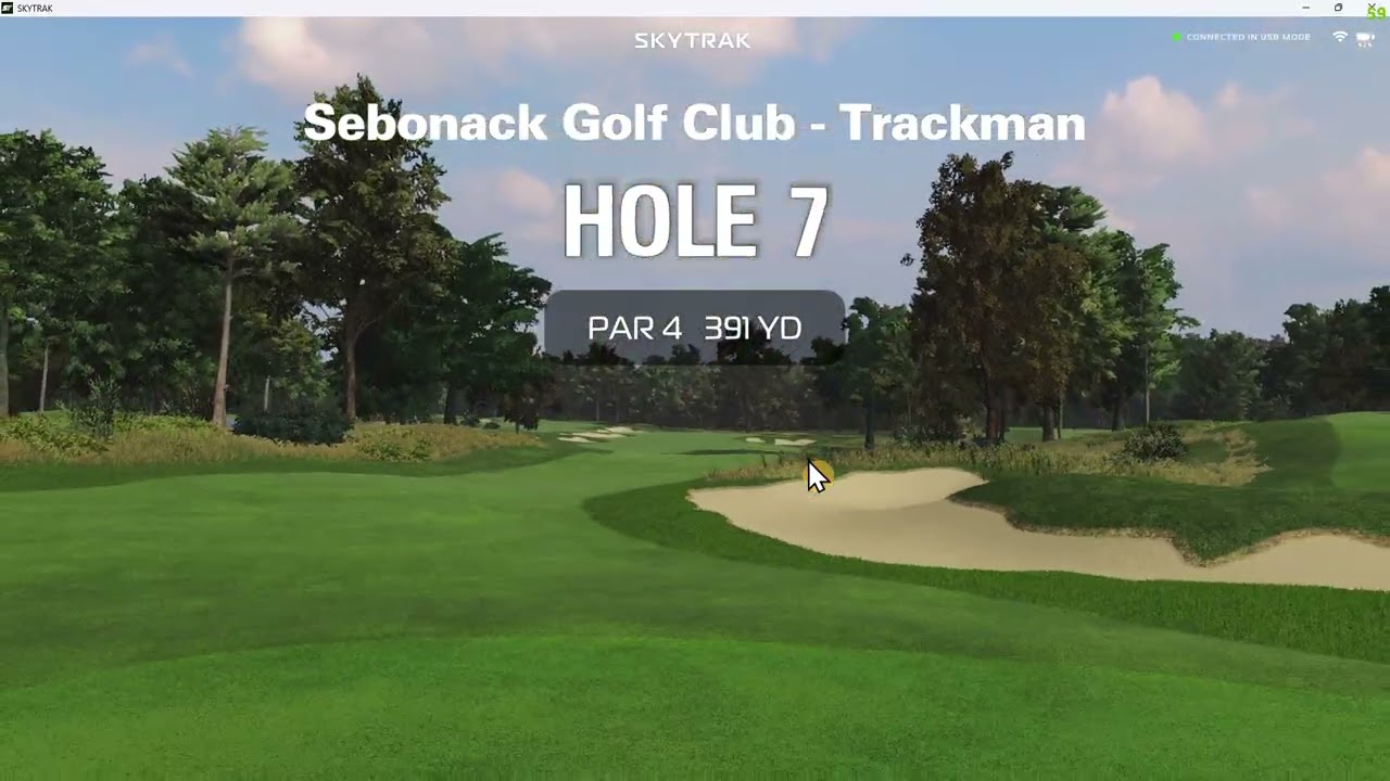 Sebonack Golf Club   Trackman   SkyTrak+ Course Play   Amazo