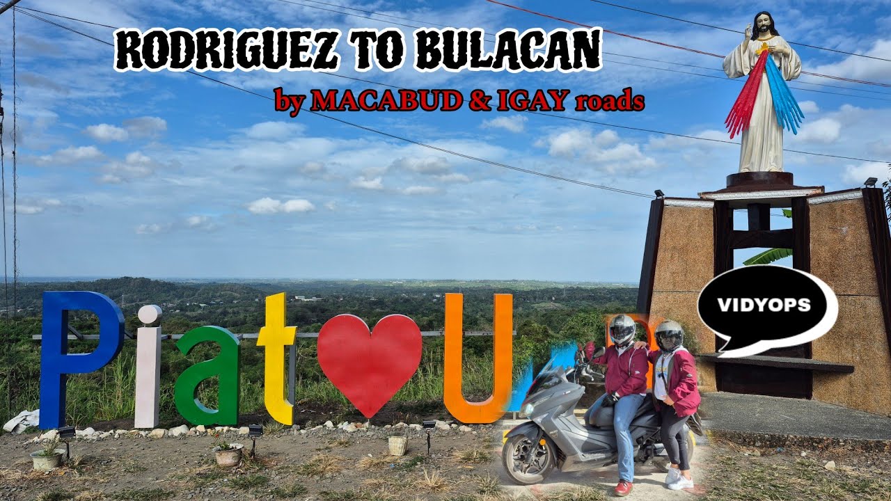 Rodriguez to DRT Bulacan by Macabud and Igay road. Ride to Piat Shrine!