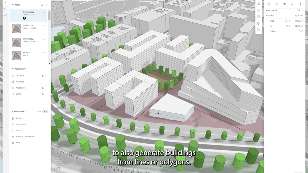 Autodesk Forma Conceptual Design