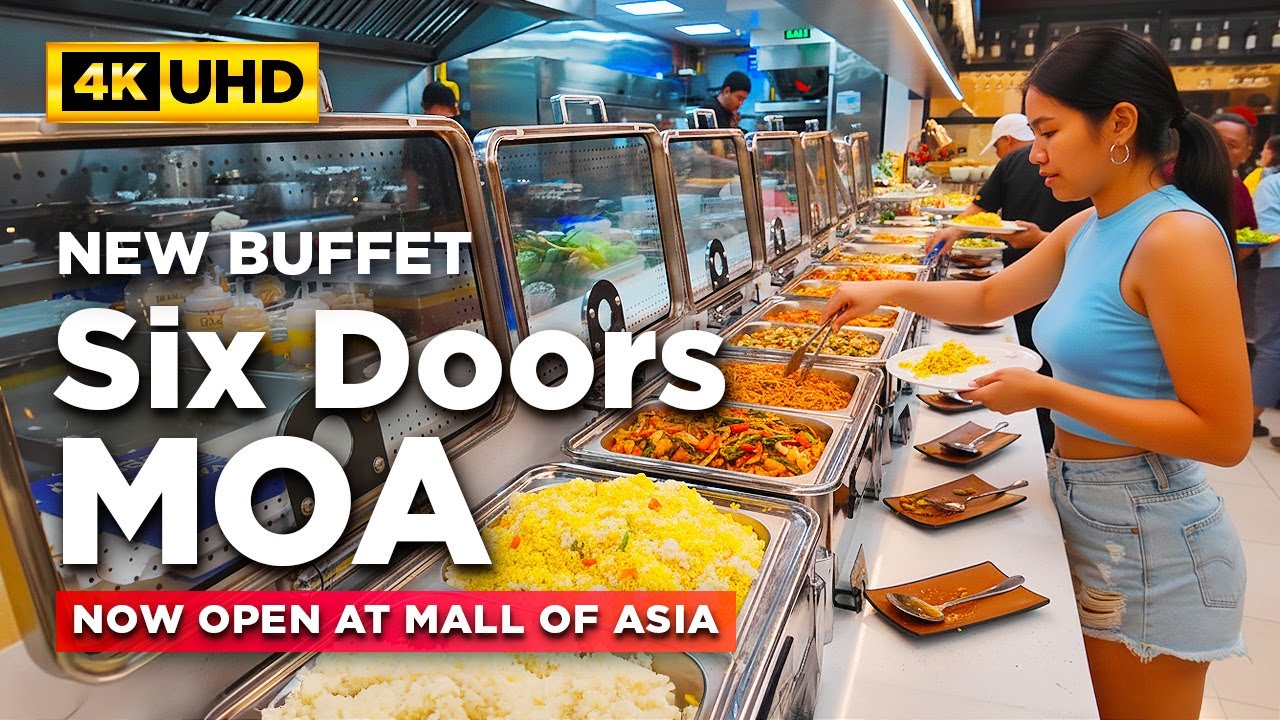 NEW BUFFET at MOA! | Six Doors Buffet Maax NOW OPEN at Mall of Asia Complex | Food Tour