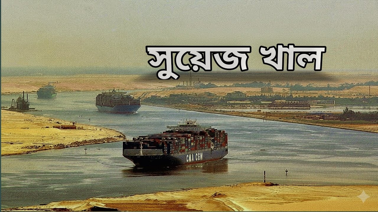 সুয়েজ খাল। প্রতিদিন কত টাকা আয় করছে সুয়েজ খাল। বিশ্বের অন্যতম জলপথ। অজানা গল্প