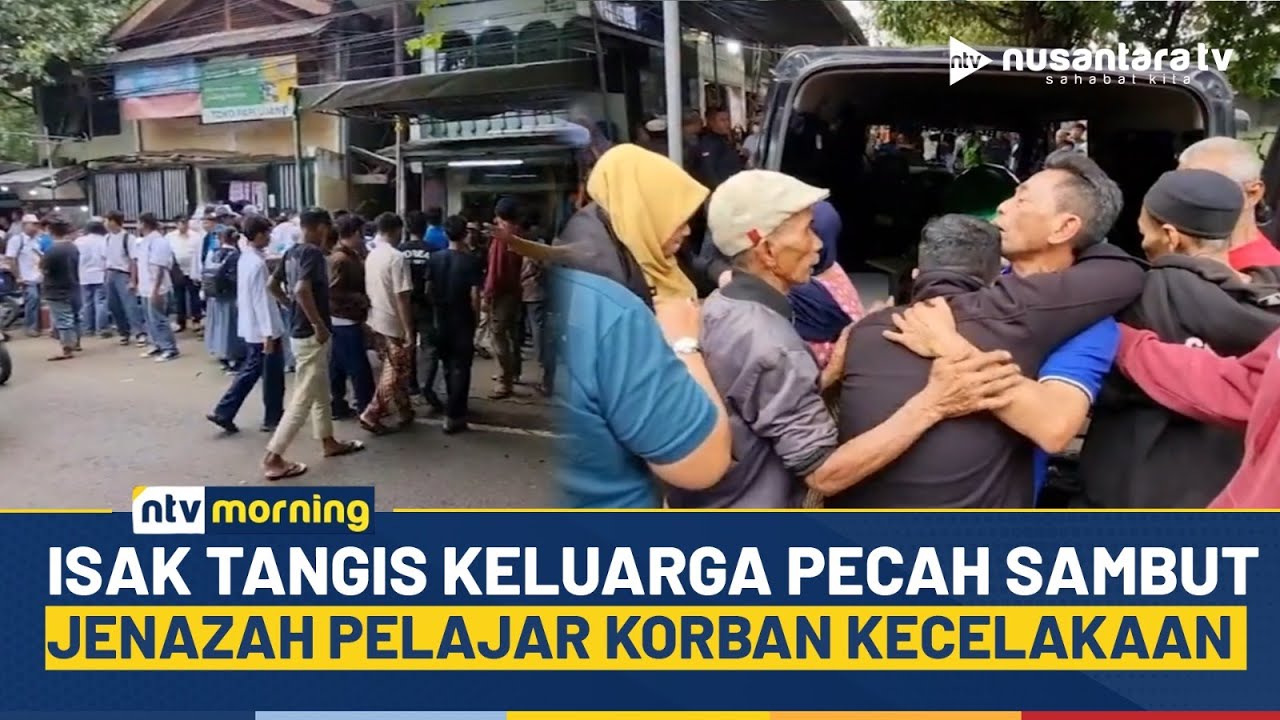 Jenazah Pelajar Korban Kecelakaan Tiba di Rumah Duka, Isak Tangis Keluarga Pecah | NTV MORNING