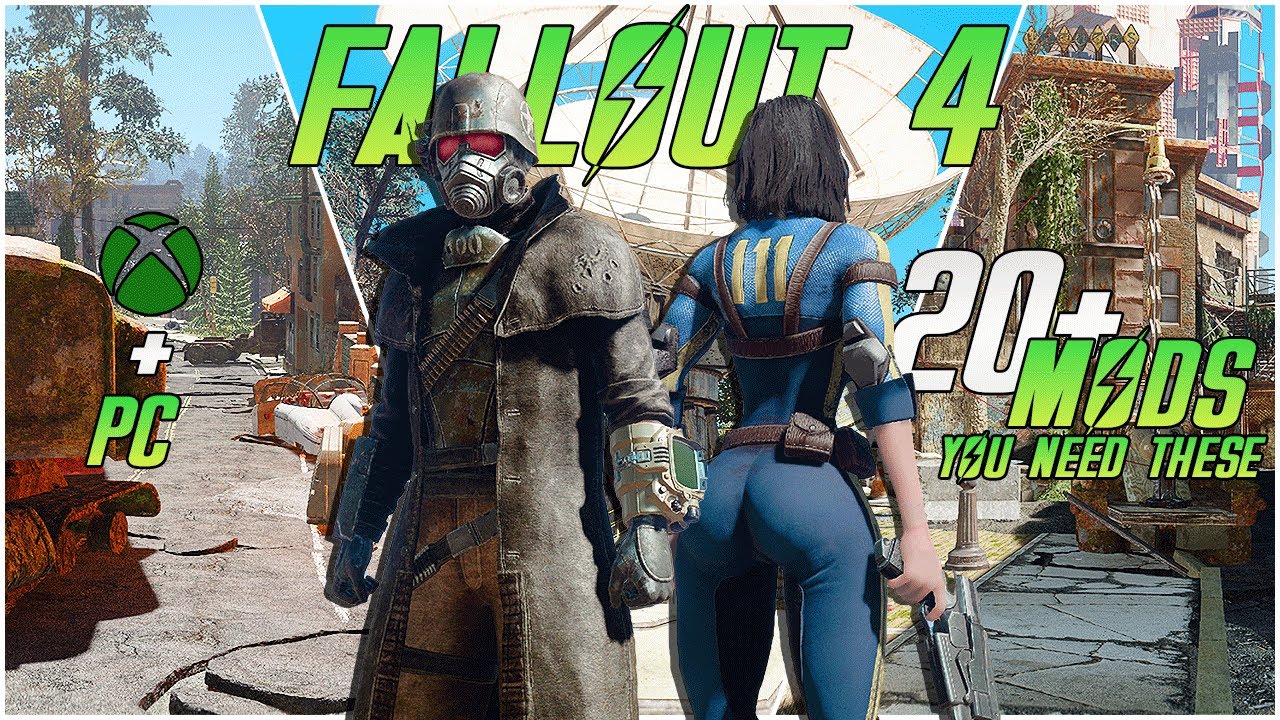 22 НЕВЕРОЯТНЫХ мода для Fallout 4, без которых я не смогу играть в 2024 году! XBOX и ПК!